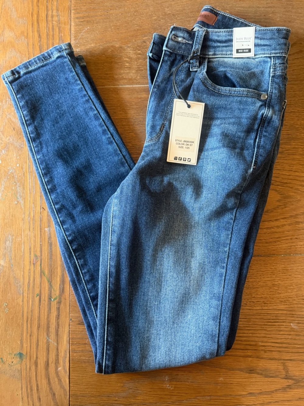 Judy Blue Dark Wash Skinny Jeans